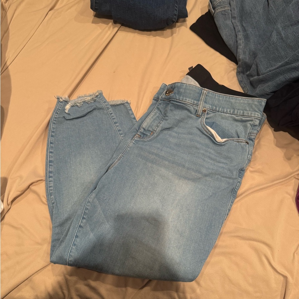 Torrid Light Blue Ankle Jeans